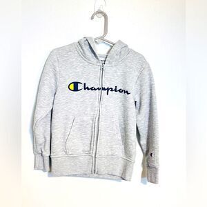 Champion Boys Full Zip fleece jacket hoodie Sz 5